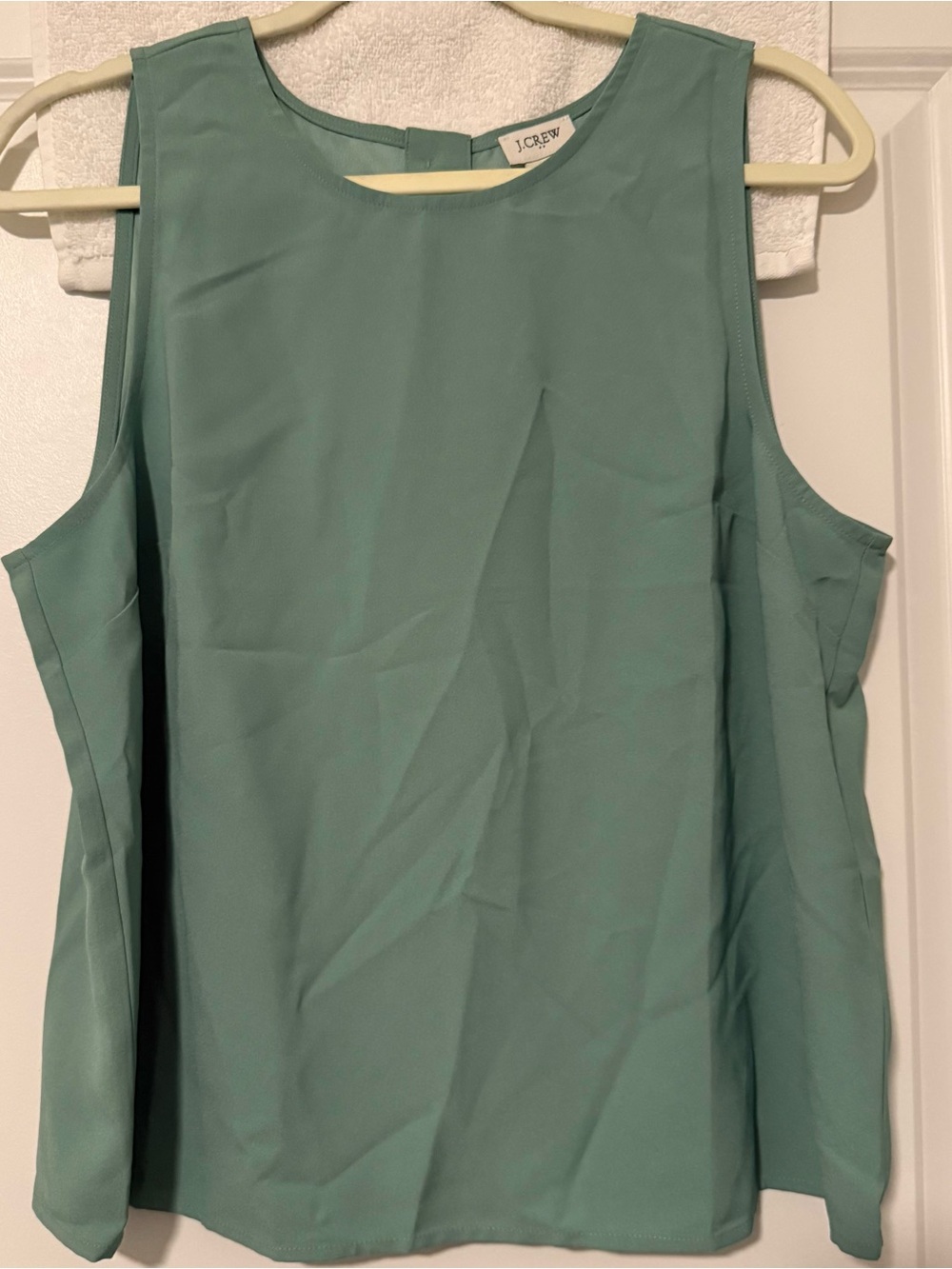 J. Crew Teal Sleeveless Shell Tank